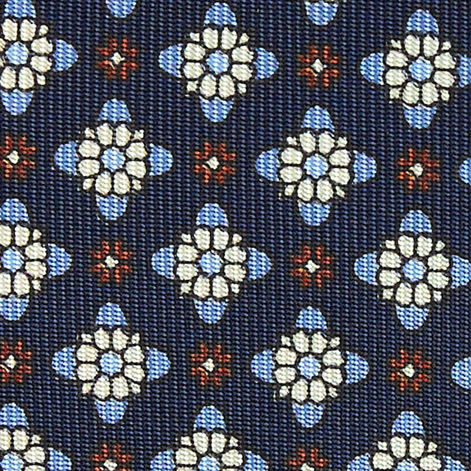 BLUE EXTRA LONG SARTORIAL SILK TIE - Image 5