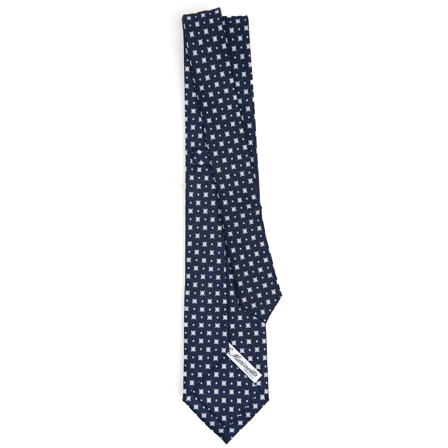 BLUE EXTRA LONG SARTORIAL SILK TIE - Image 3
