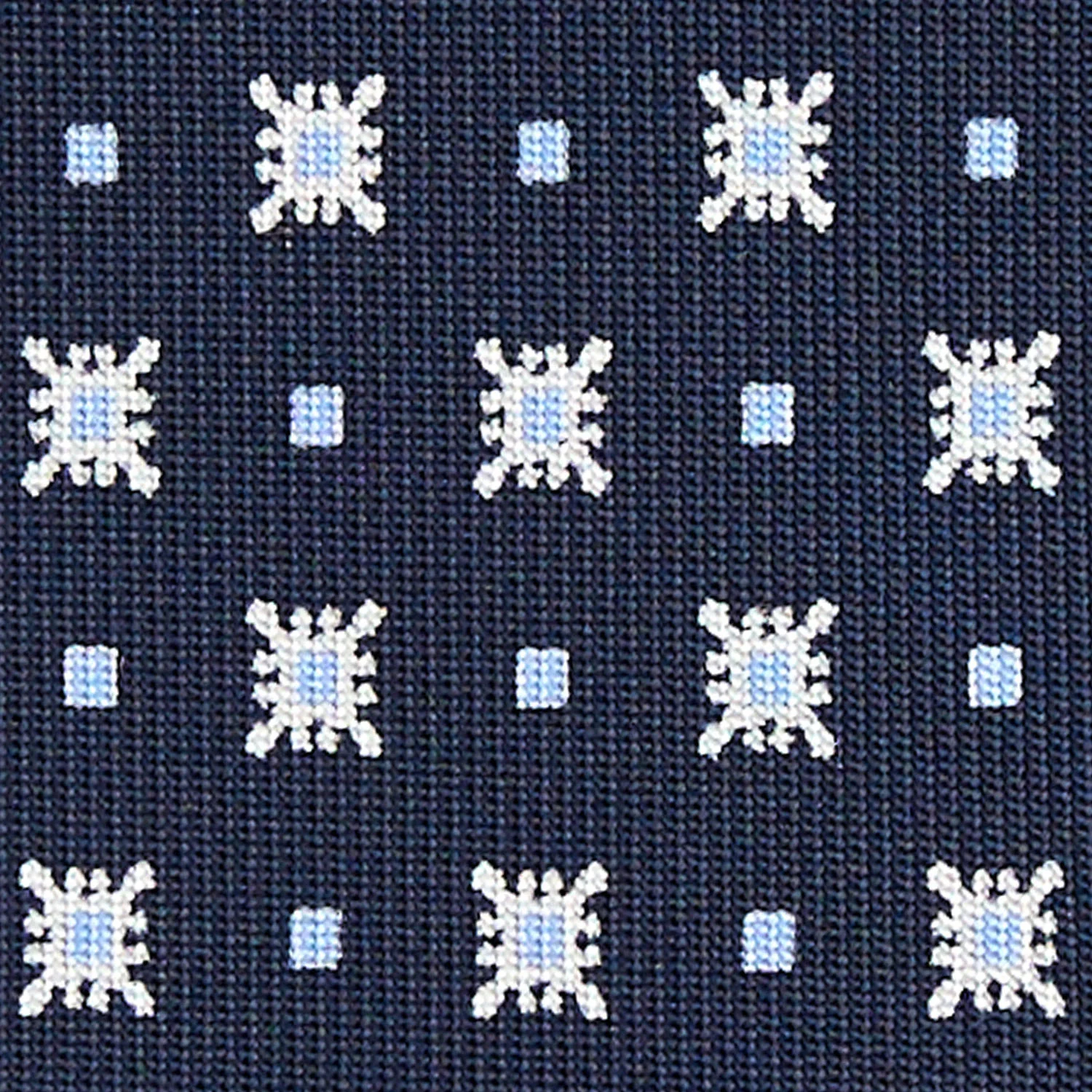 BLUE EXTRA LONG SARTORIAL SILK TIE - Image 5