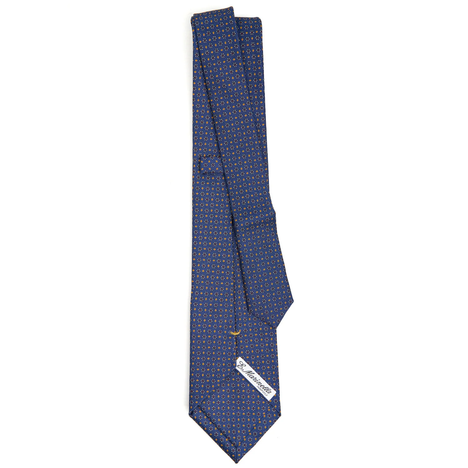 BLUE EXTRA LONG SARTORIAL SILK TIE - Image 3