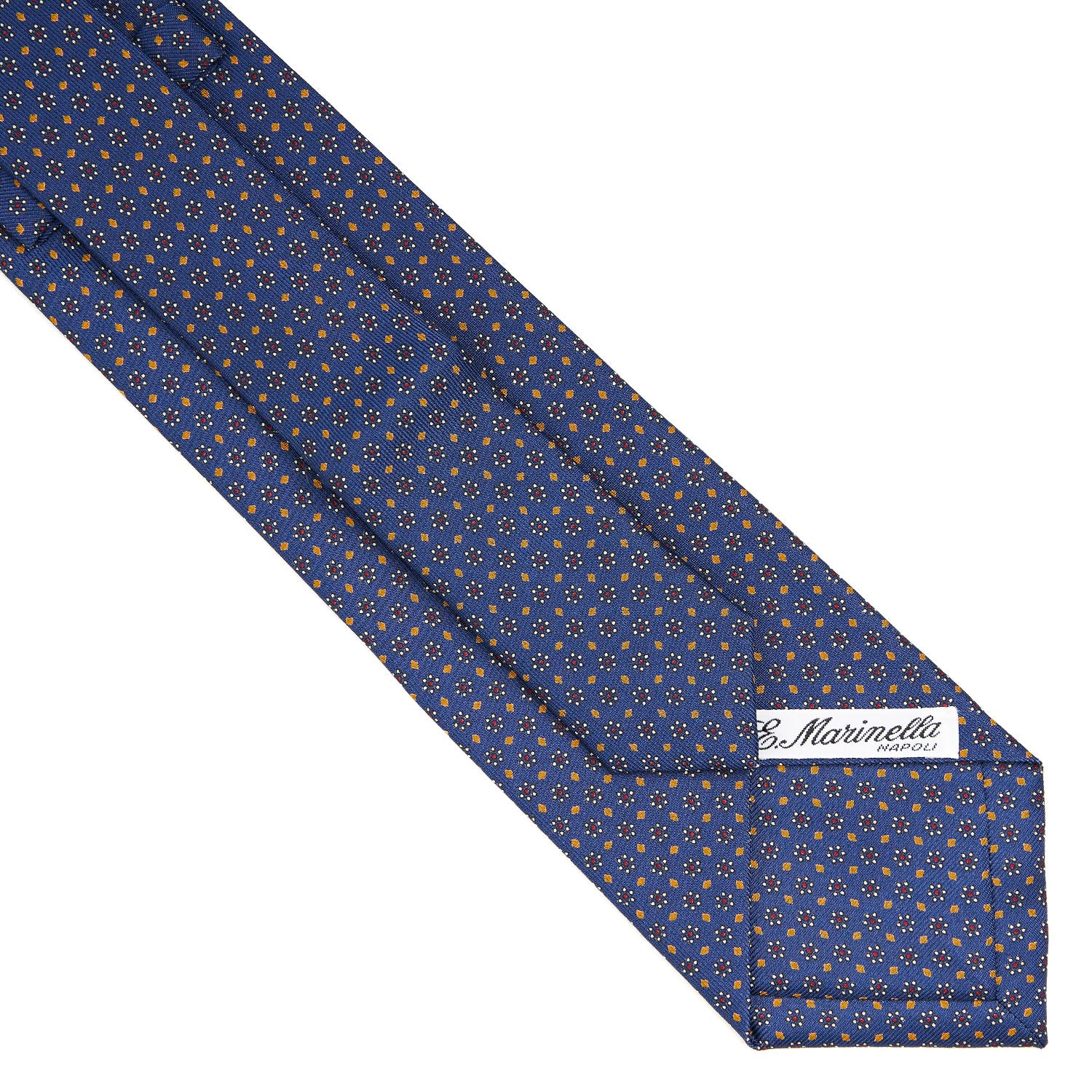 BLUE EXTRA LONG SARTORIAL SILK TIE - Image 4