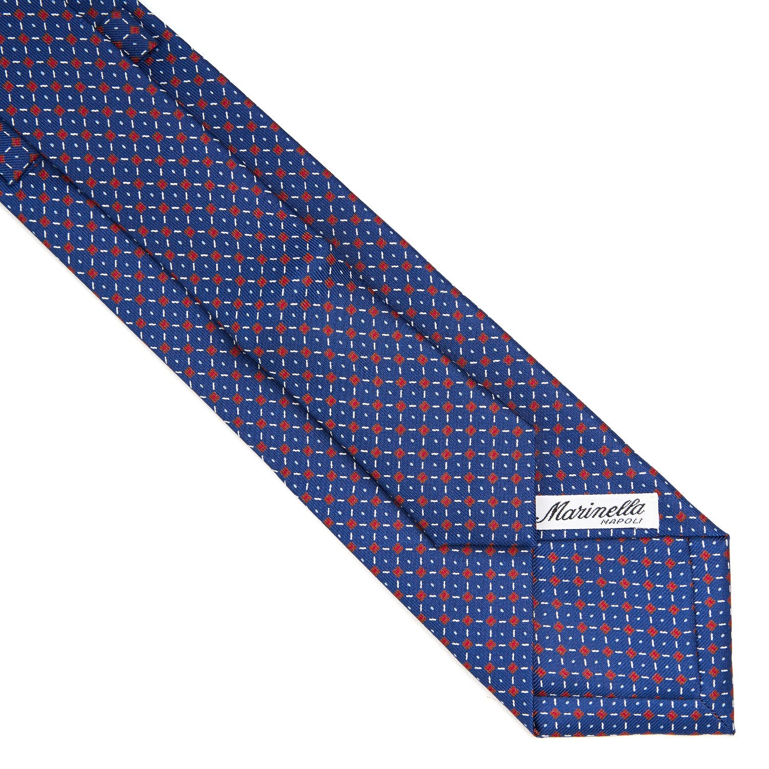 BLUE EXTRA LONG SARTORIAL SILK TIE - Image 4