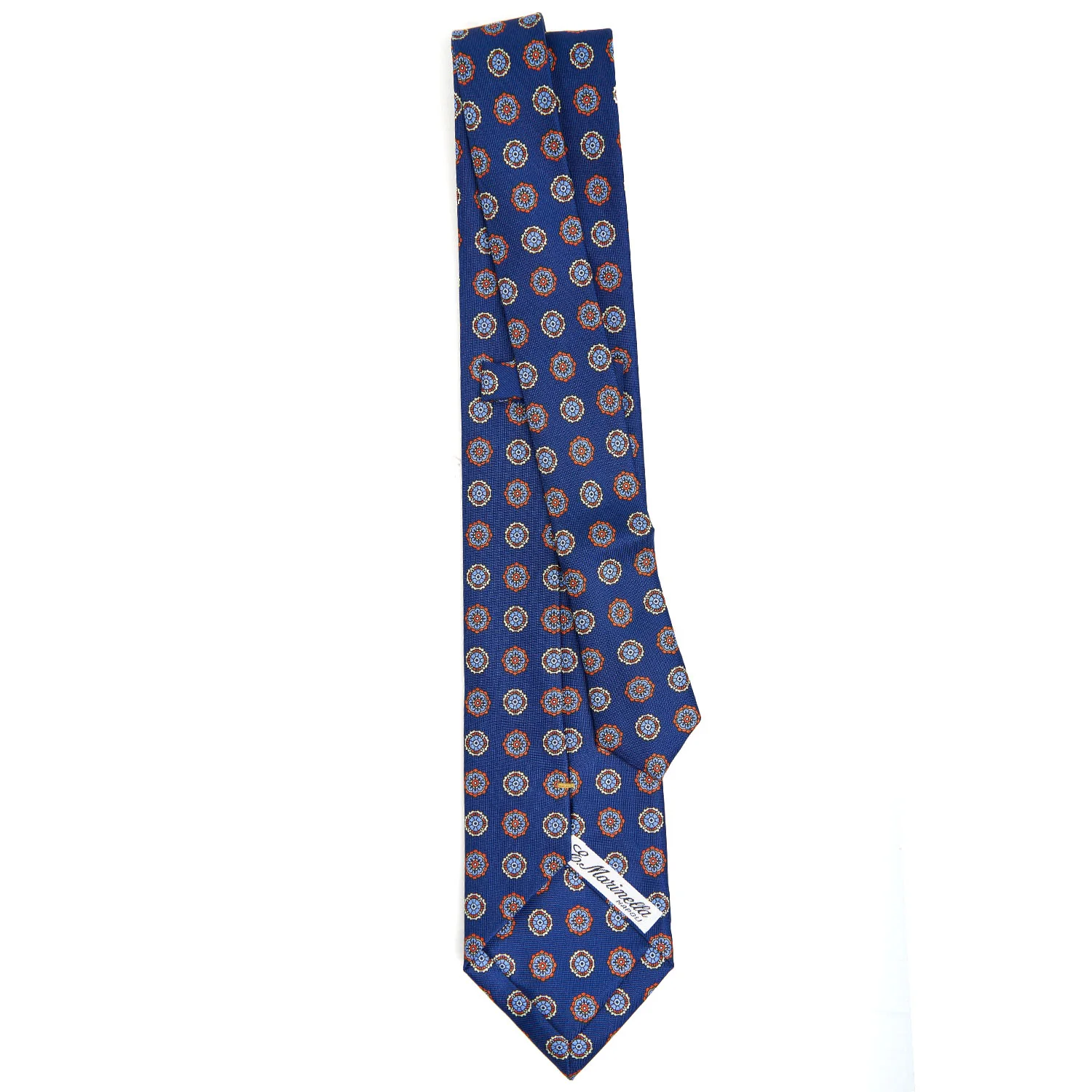 BLUE EXTRA LONG SARTORIAL SILK TIE - Image 3