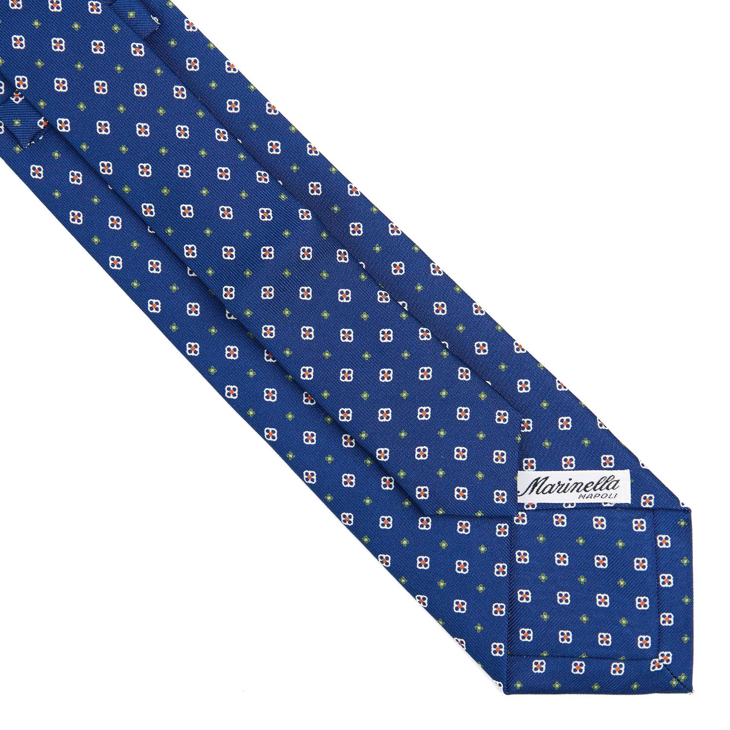 BLUE EXTRA LONG SARTORIAL SILK TIE - Image 4