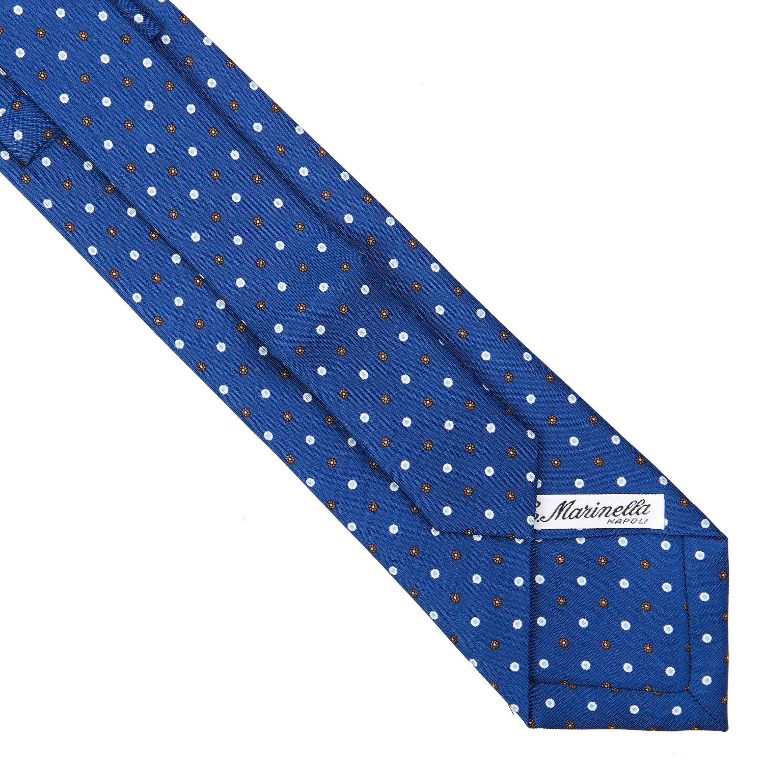 BLUE EXTRA LONG SARTORIAL SILK TIE - Image 4