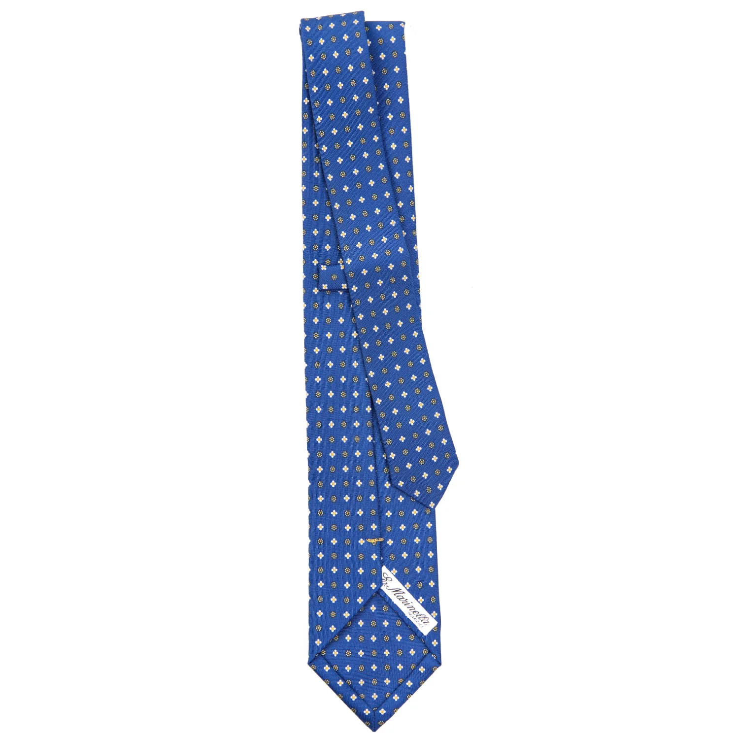 BLUE EXTRA LONG SARTORIAL SILK TIE - Image 3