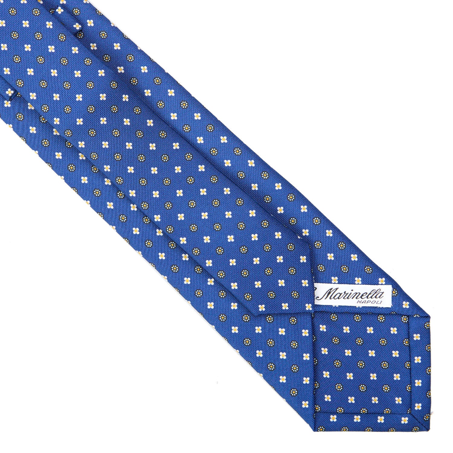 BLUE EXTRA LONG SARTORIAL SILK TIE - Image 4