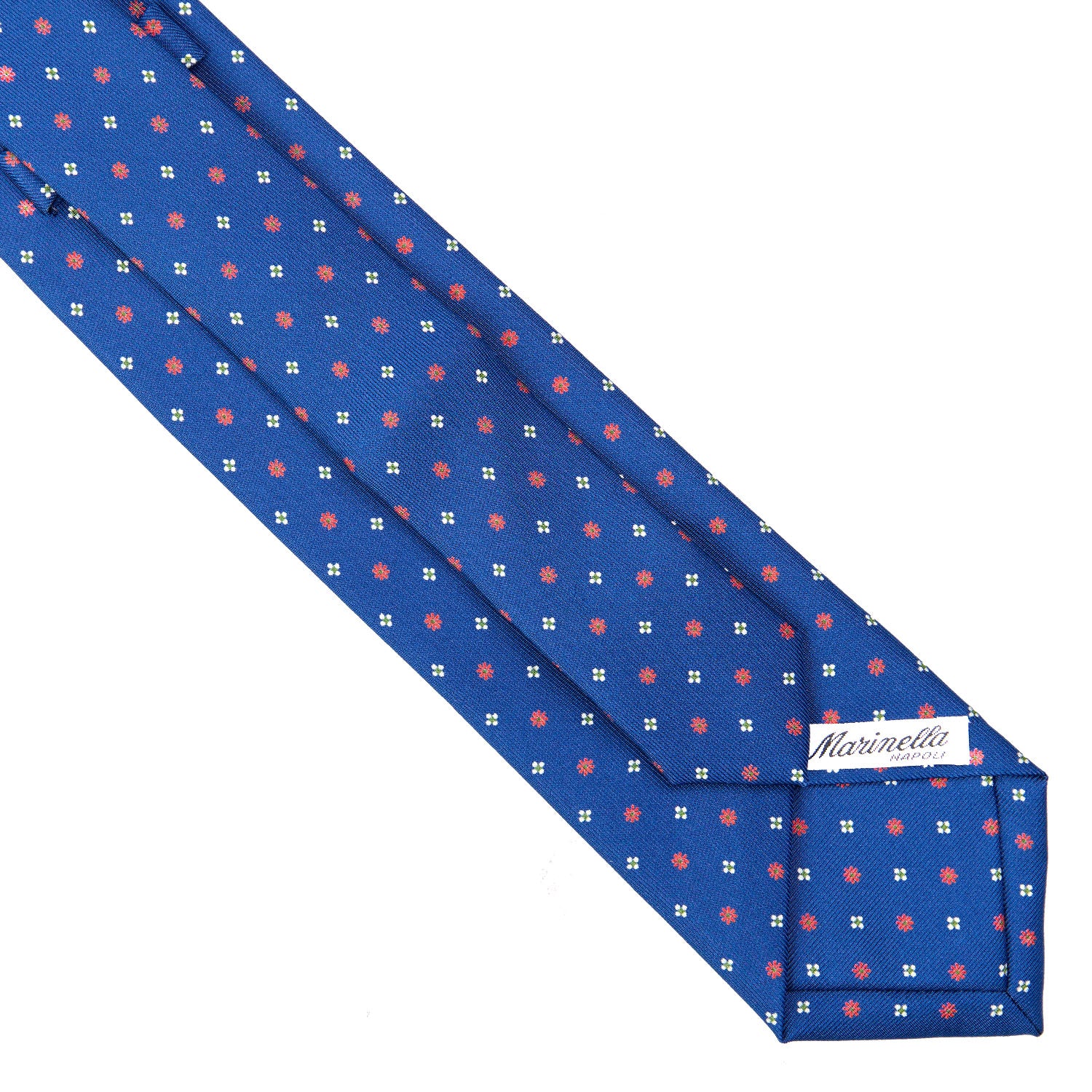 BLUE EXTRA LONG SARTORIAL SILK TIE - Image 4