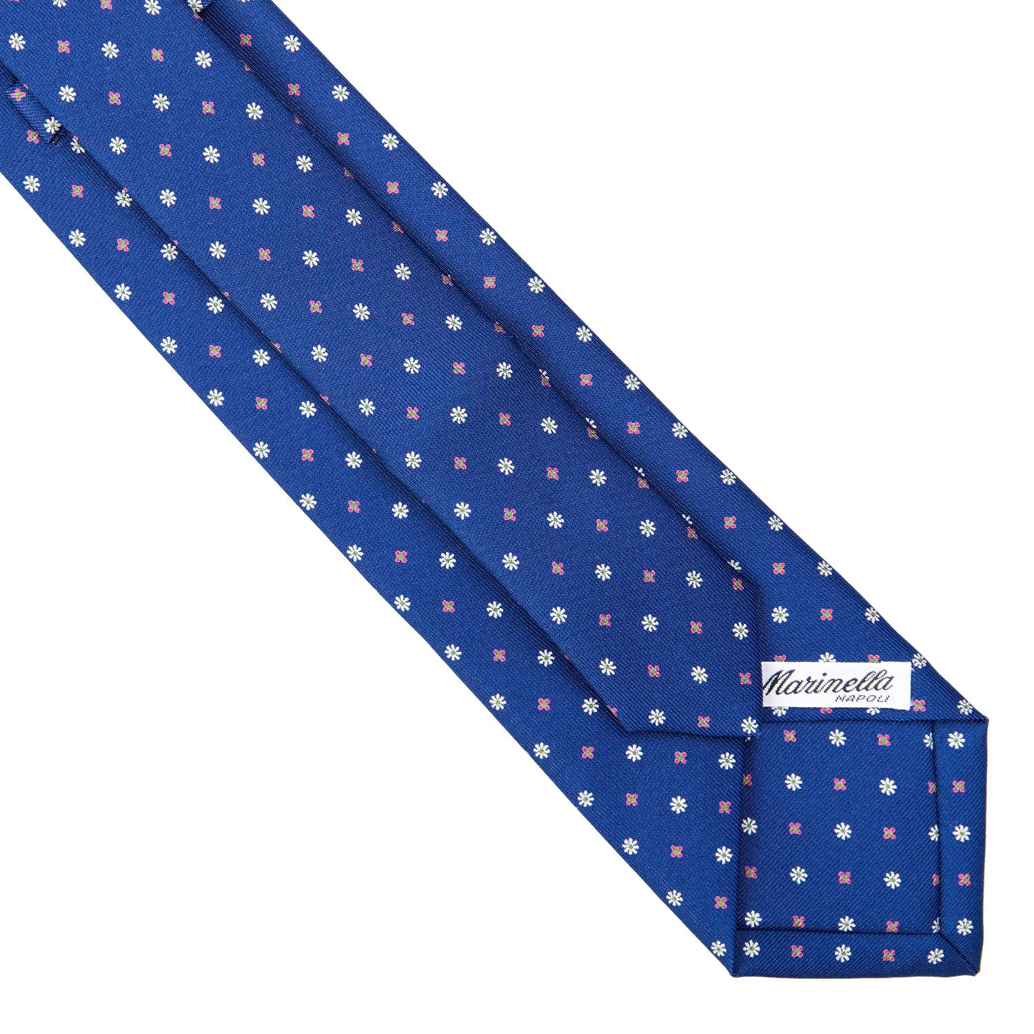 BLUE EXTRA LONG SARTORIAL SILK TIE - Image 4