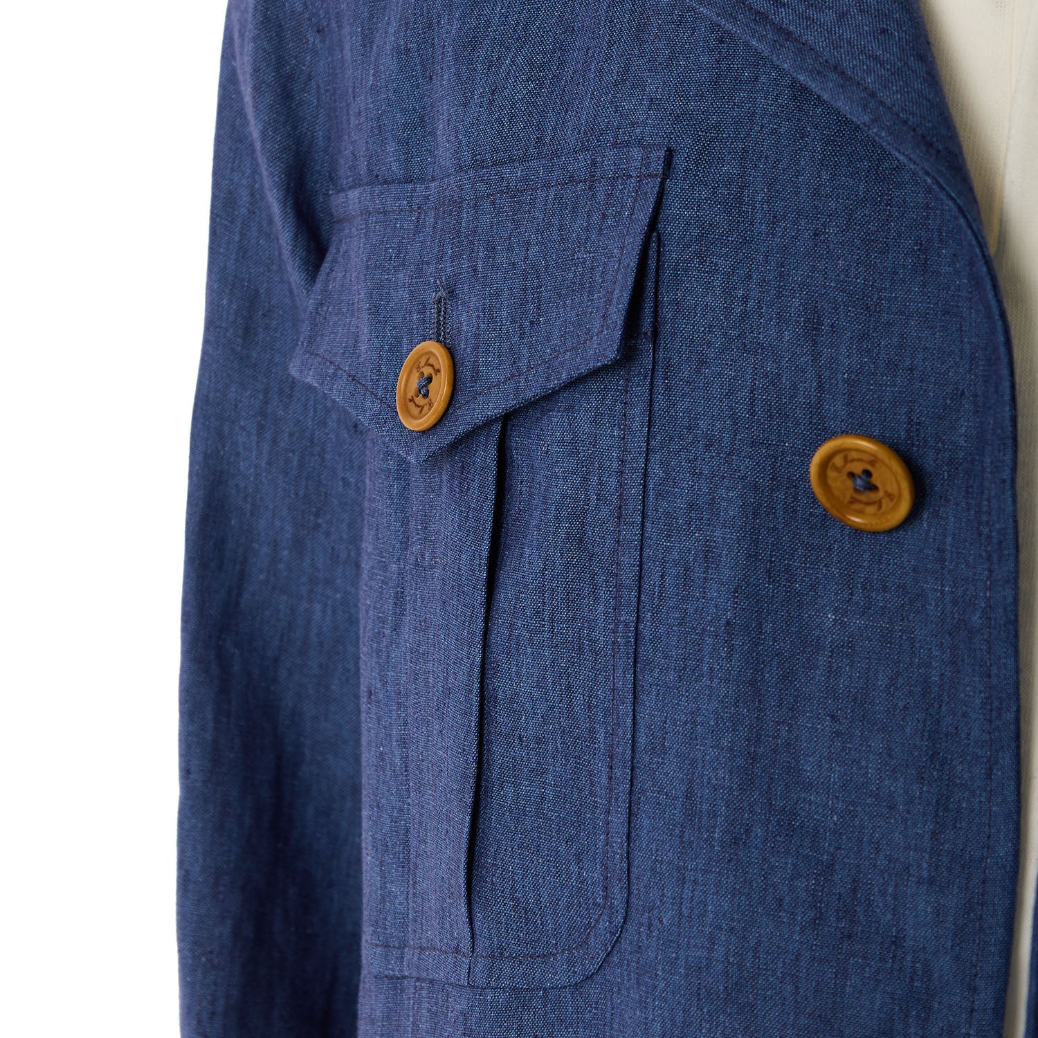 BLUE SAFARI JACKET - Image 4