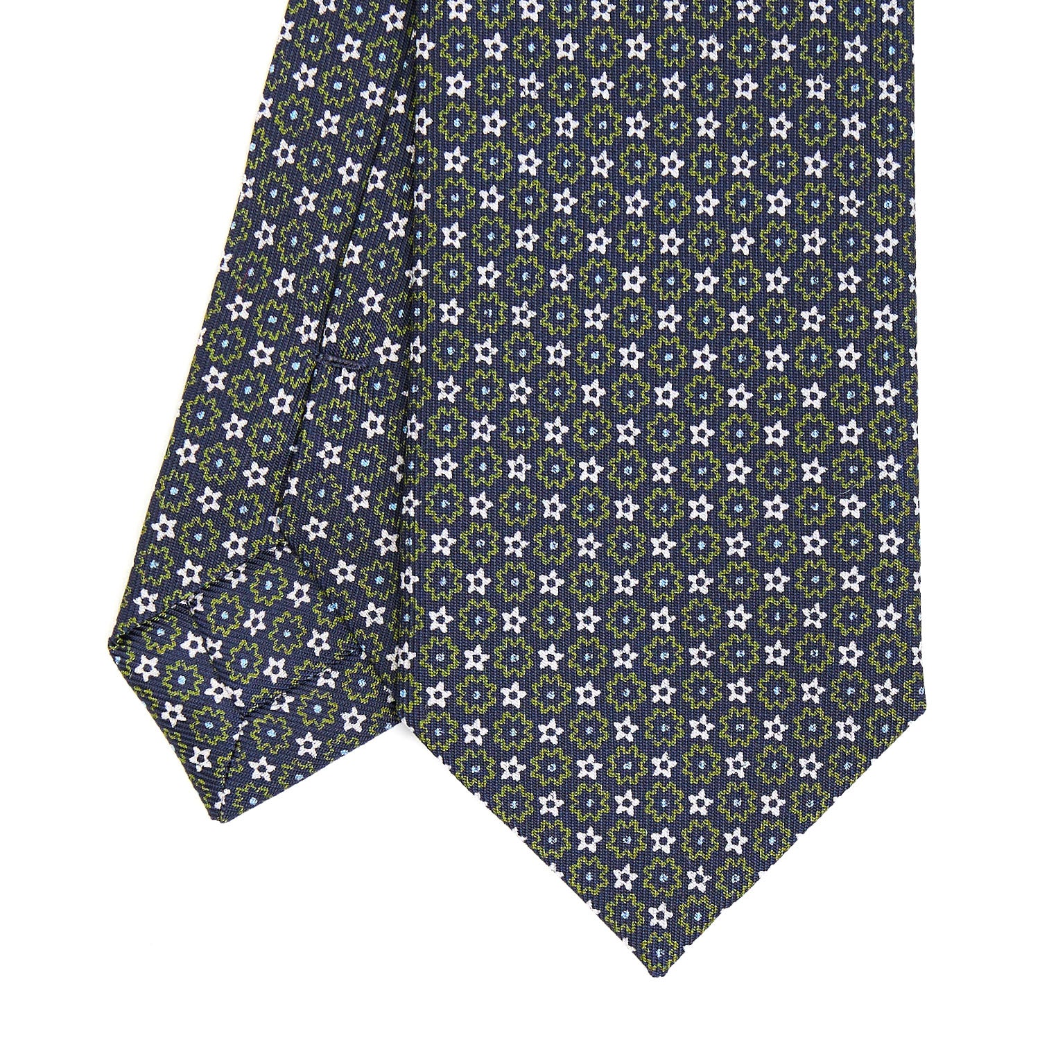 BLUE SARTORIAL 7 CM SILK TIE