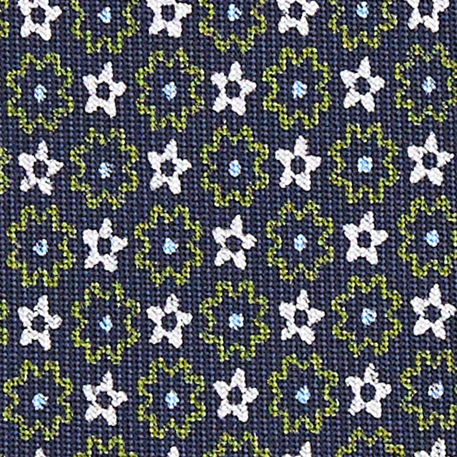 BLUE SARTORIAL 7 CM SILK TIE - Image 5