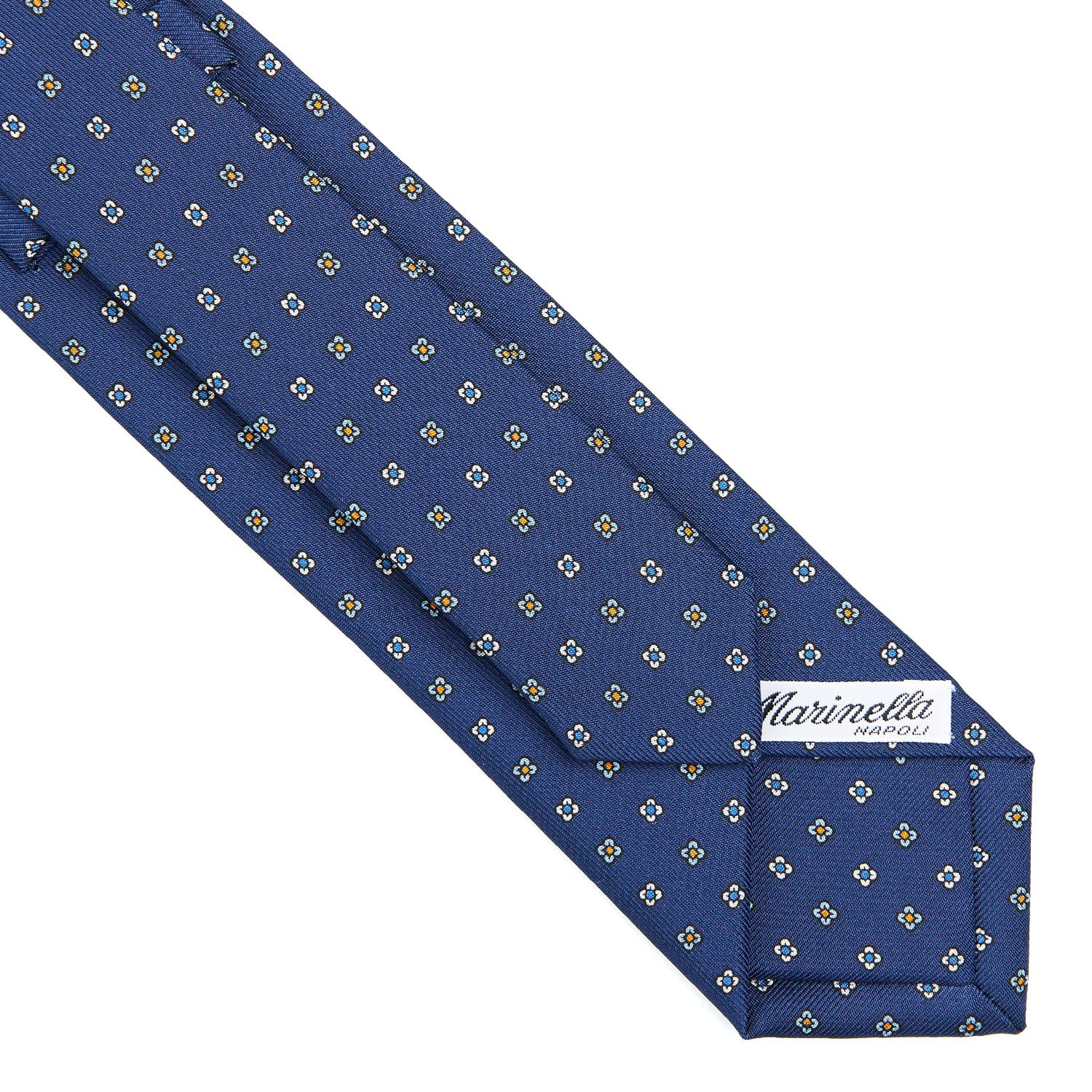 BLUE SARTORIAL 7 CM SILK TIE - Image 4