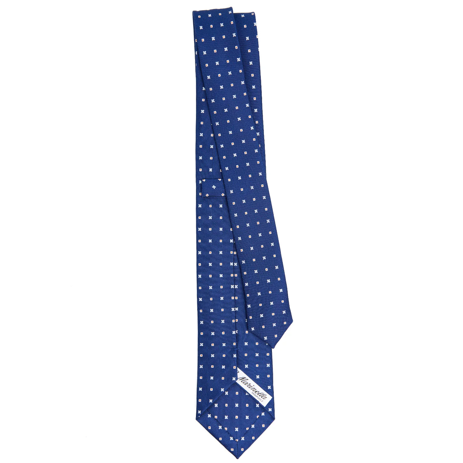 BLUE SARTORIAL 7 CM SILK TIE - Image 3