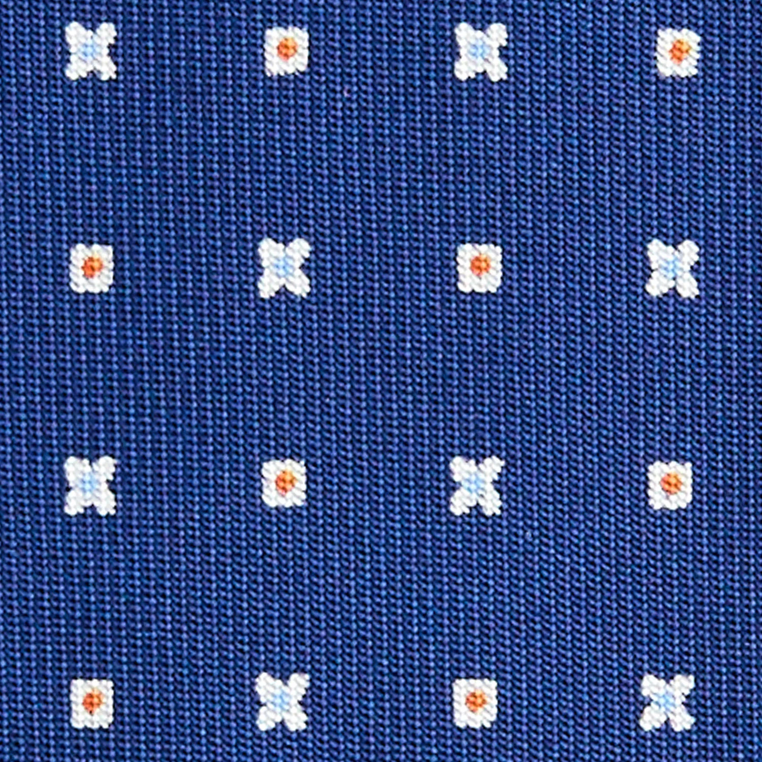 BLUE SARTORIAL 7 CM SILK TIE - Image 5
