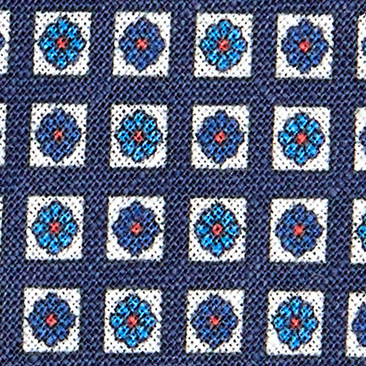 BLUE SARTORIAL LINEN TIE - Image 5