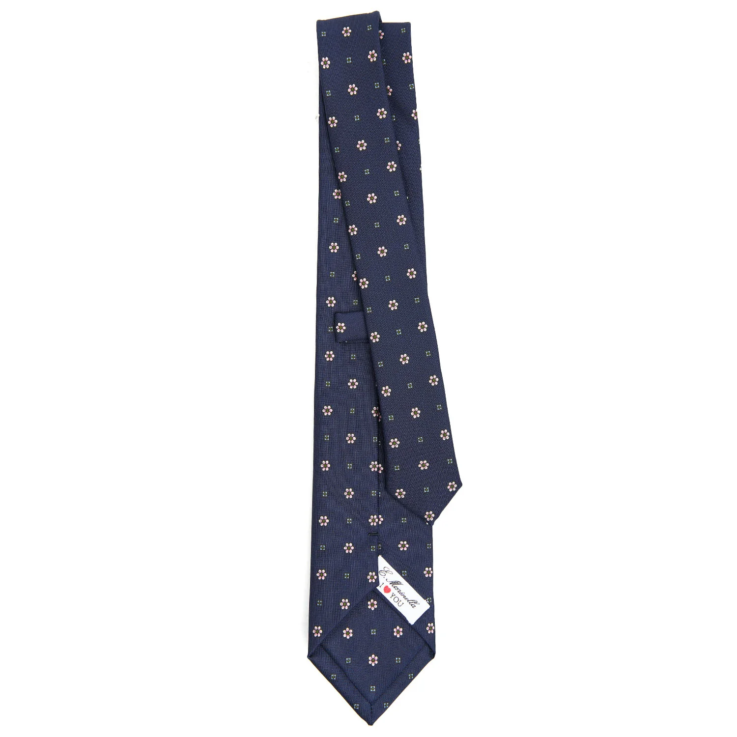 BLUE LADY SILK PRINTED TIE 7 CM - Image 3