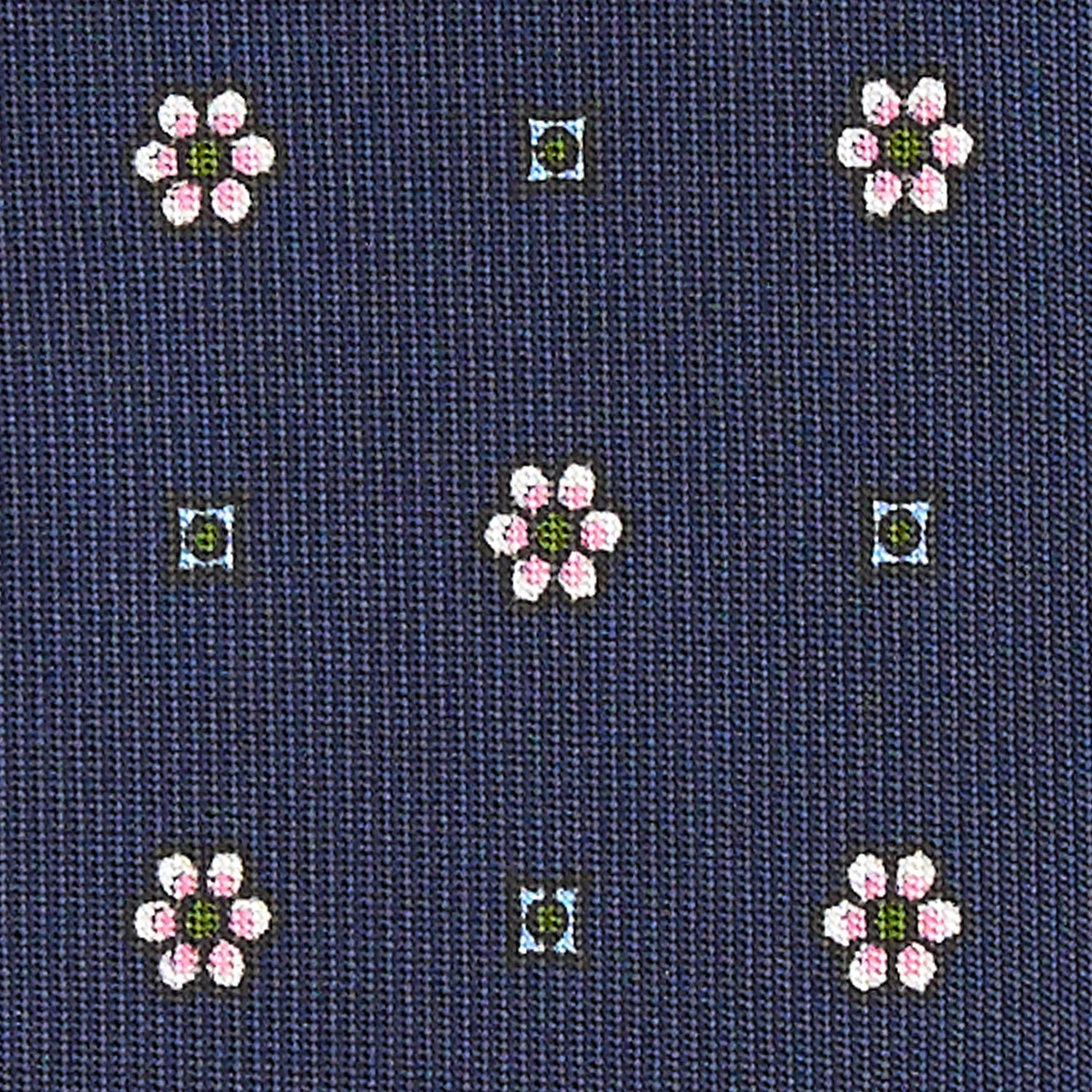 BLUE LADY SILK PRINTED TIE 7 CM - Image 5