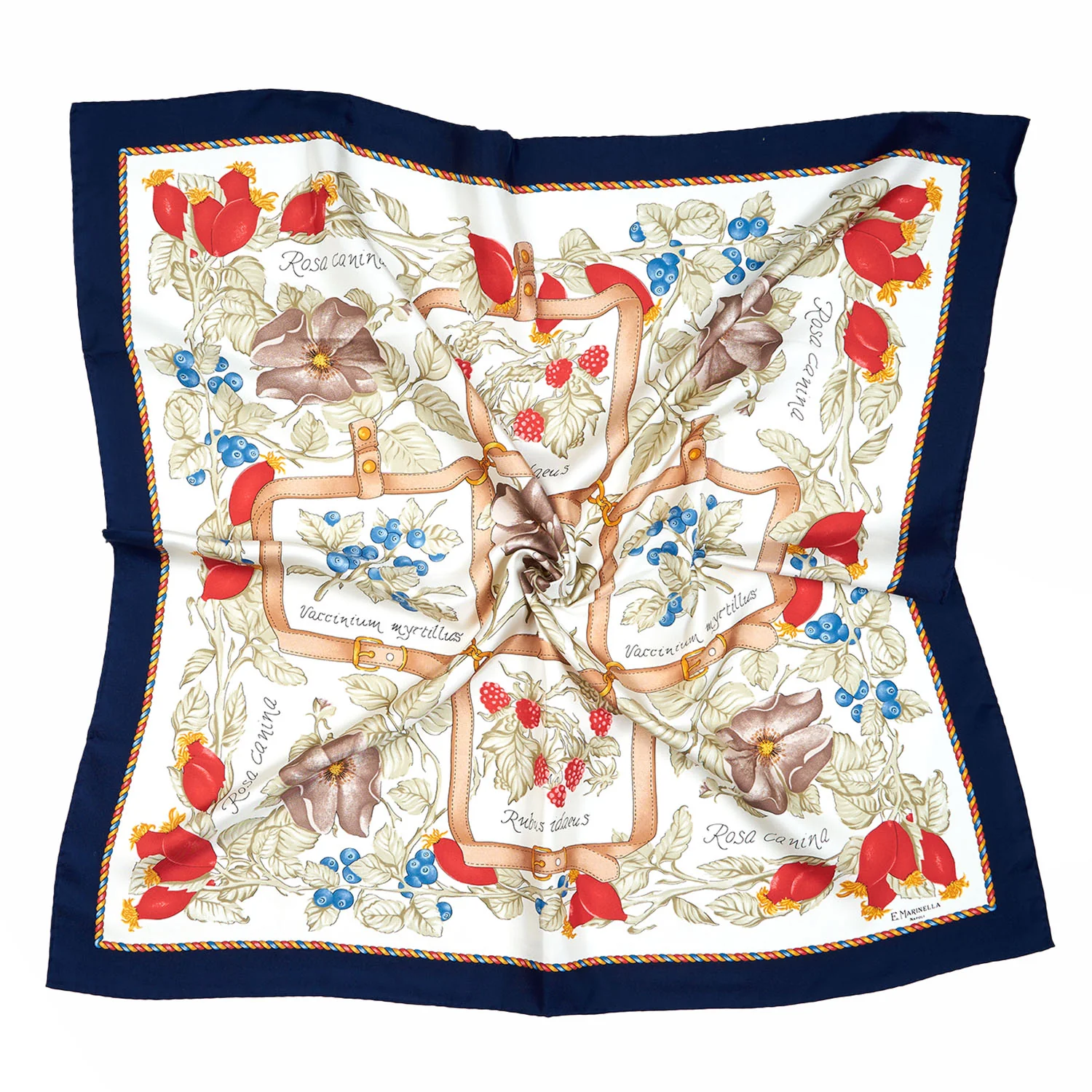 BLUE SILK SCARF 90 - Image 3