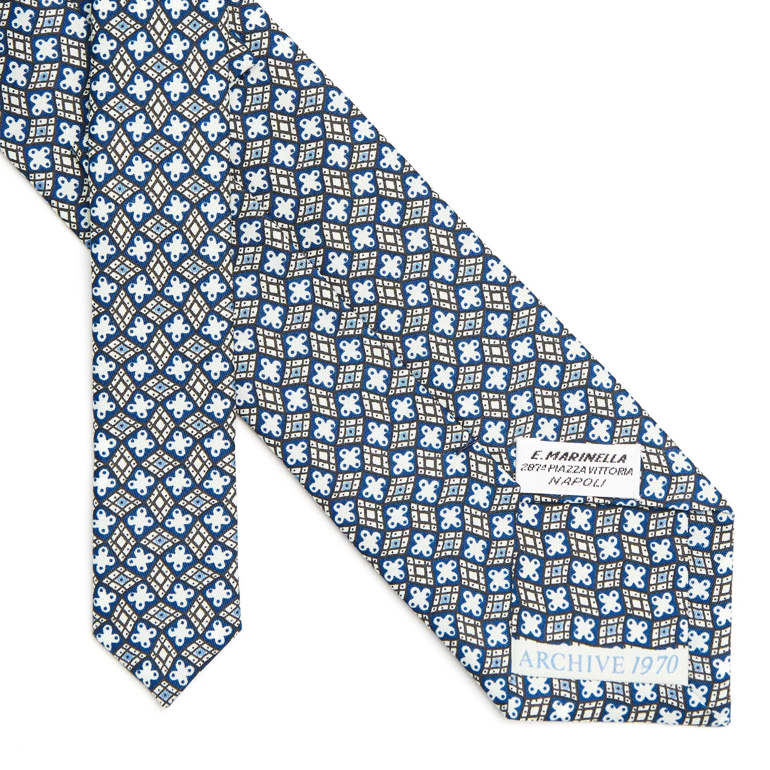 BLUE SILK TIE