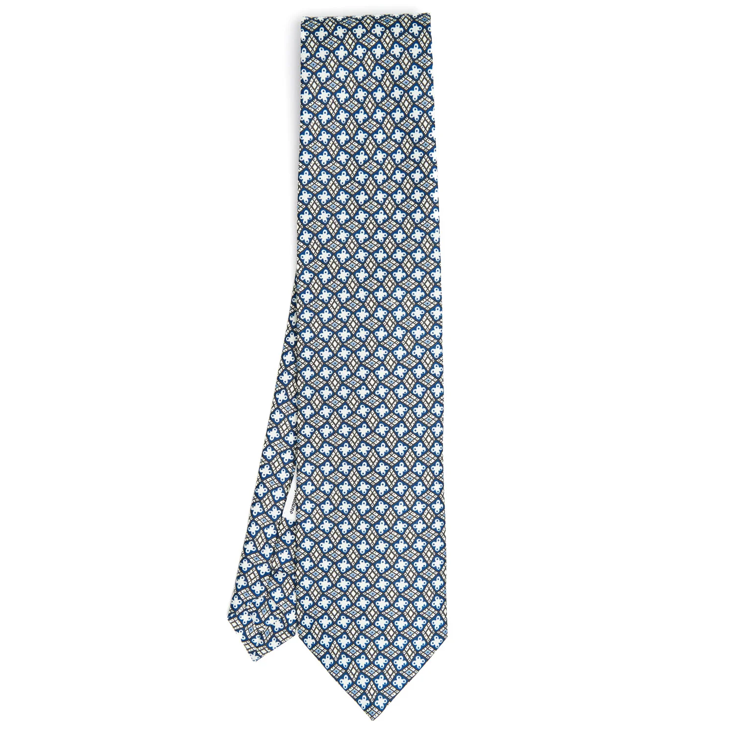BLUE SILK TIE - Image 2