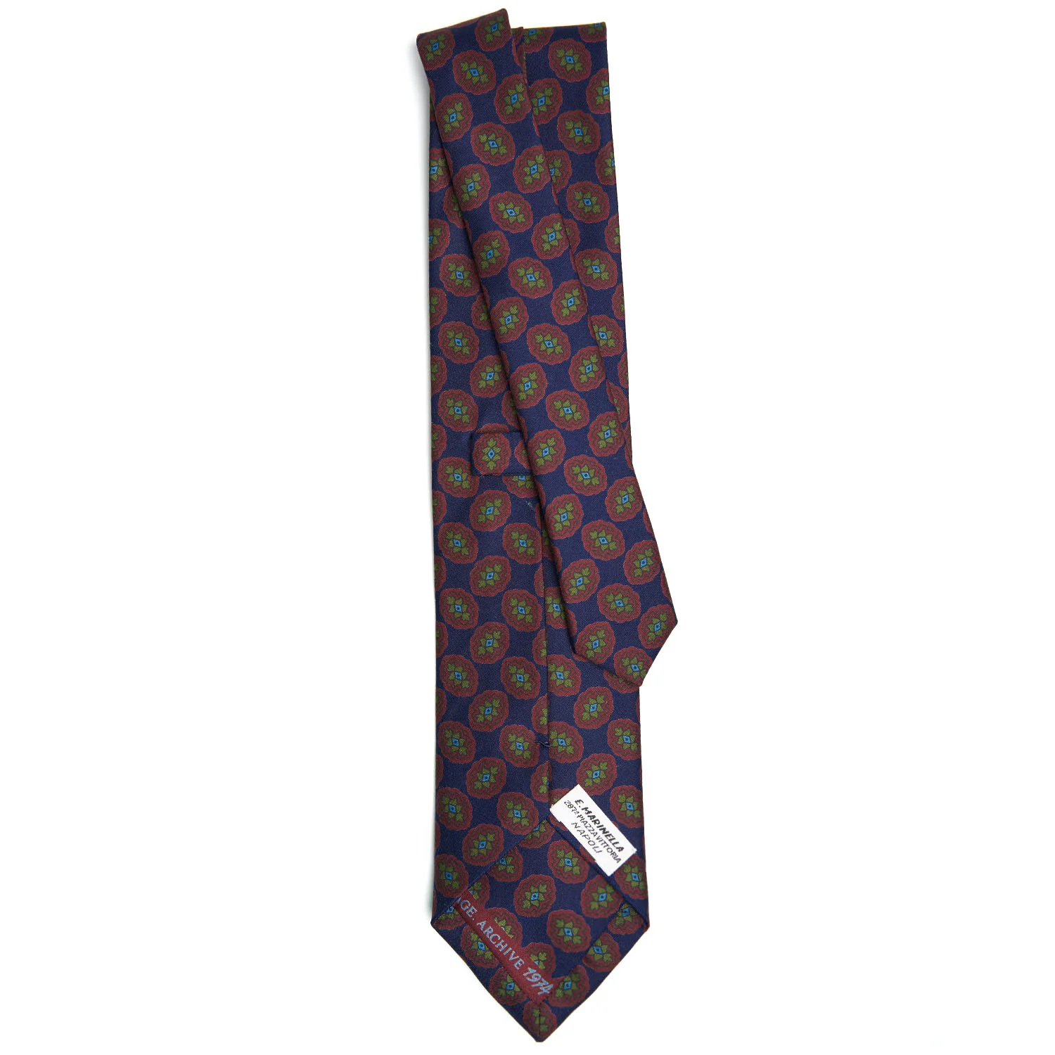 BLUE SILK TIE - Image 3