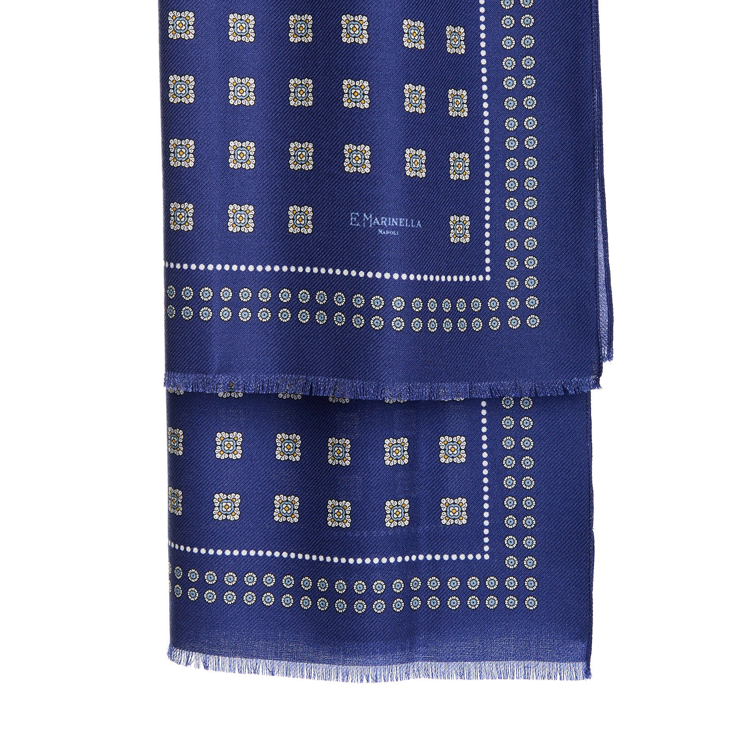 BLUE WOOL STOLE - Image 3