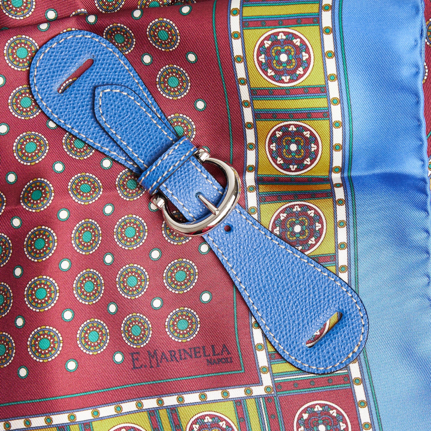 BLUETTE LEATHER SCARF-BUCKLE - Image 4