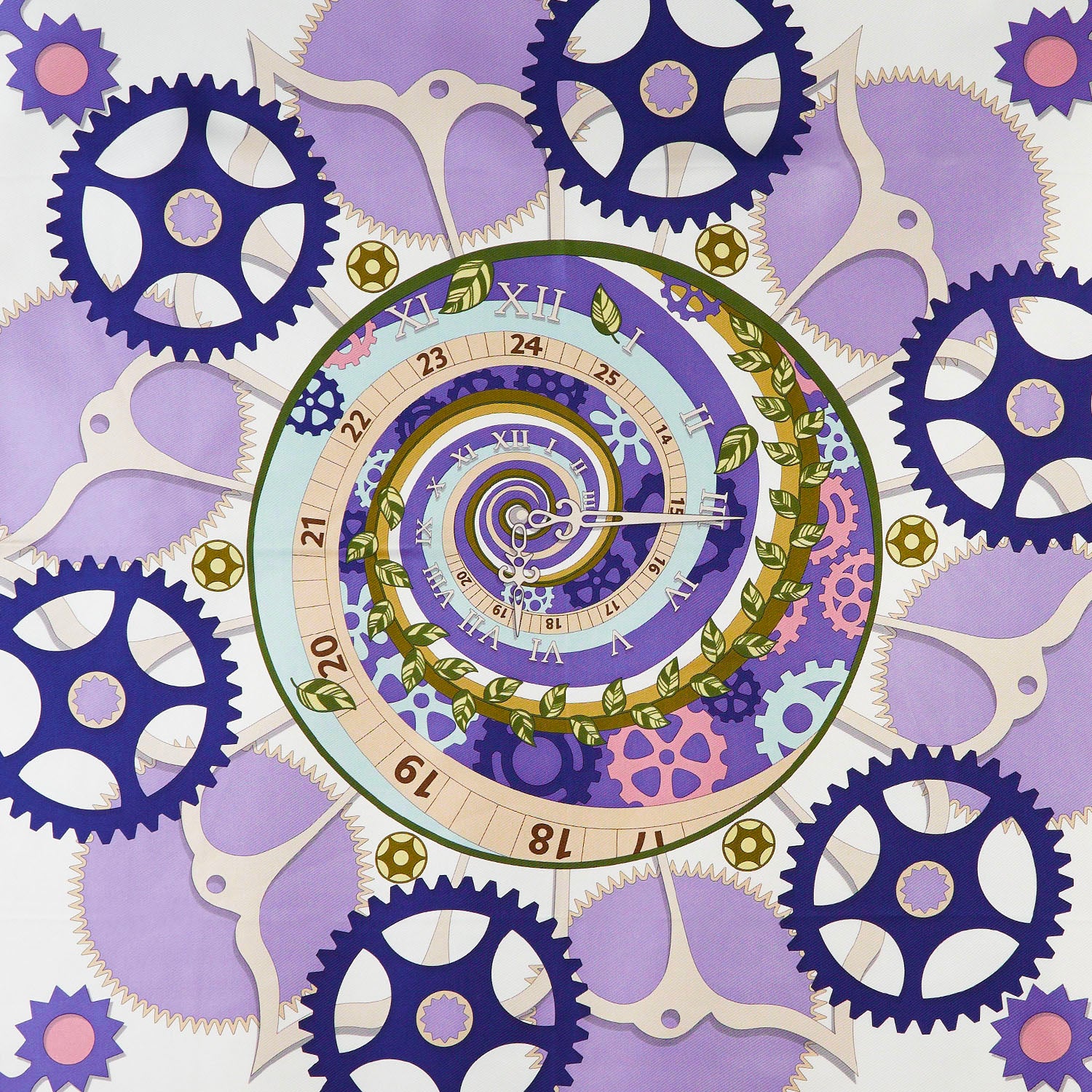 BLUETTE SILK SCARF 90 - Image 2