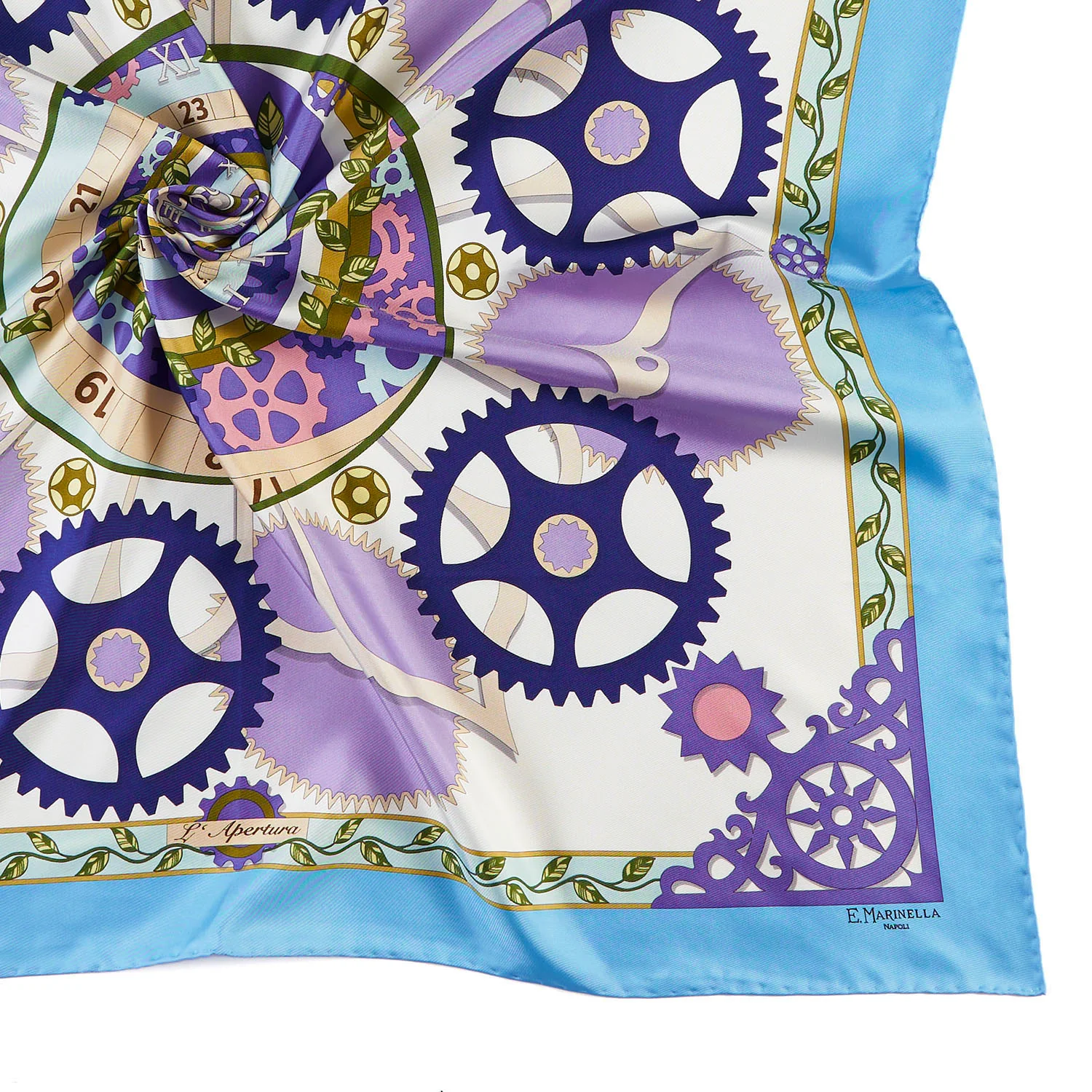 BLUETTE SILK SCARF 90 - Image 3