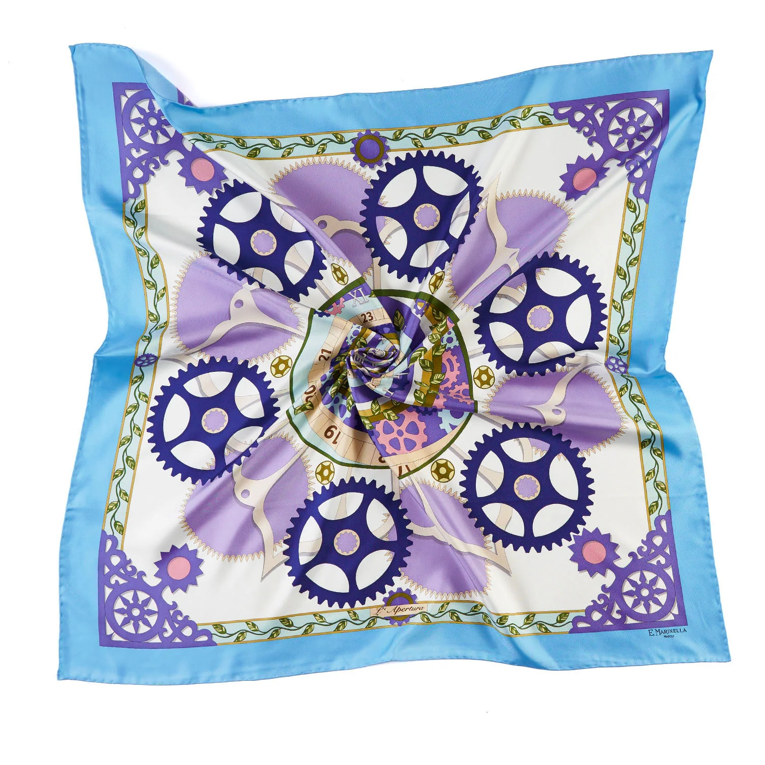 BLUETTE SILK SCARF 90 - Image 4