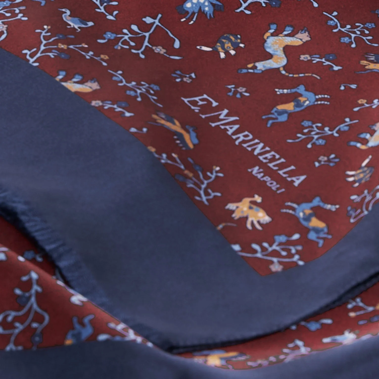 BORDEAUX MADDER SILK STOLE - Image 4