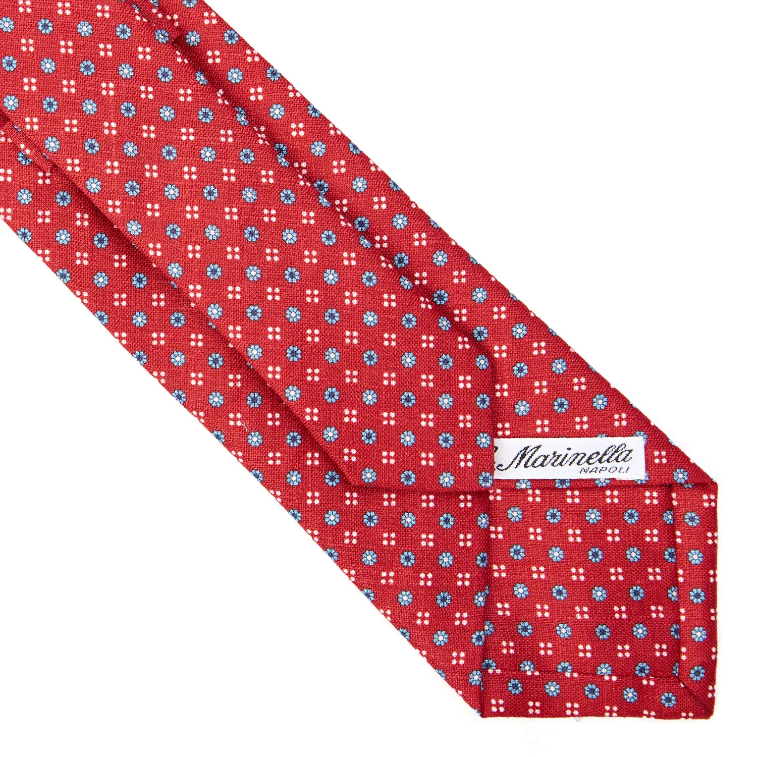 BURGUNDY SARTORIAL LINEN TIE - Image 4