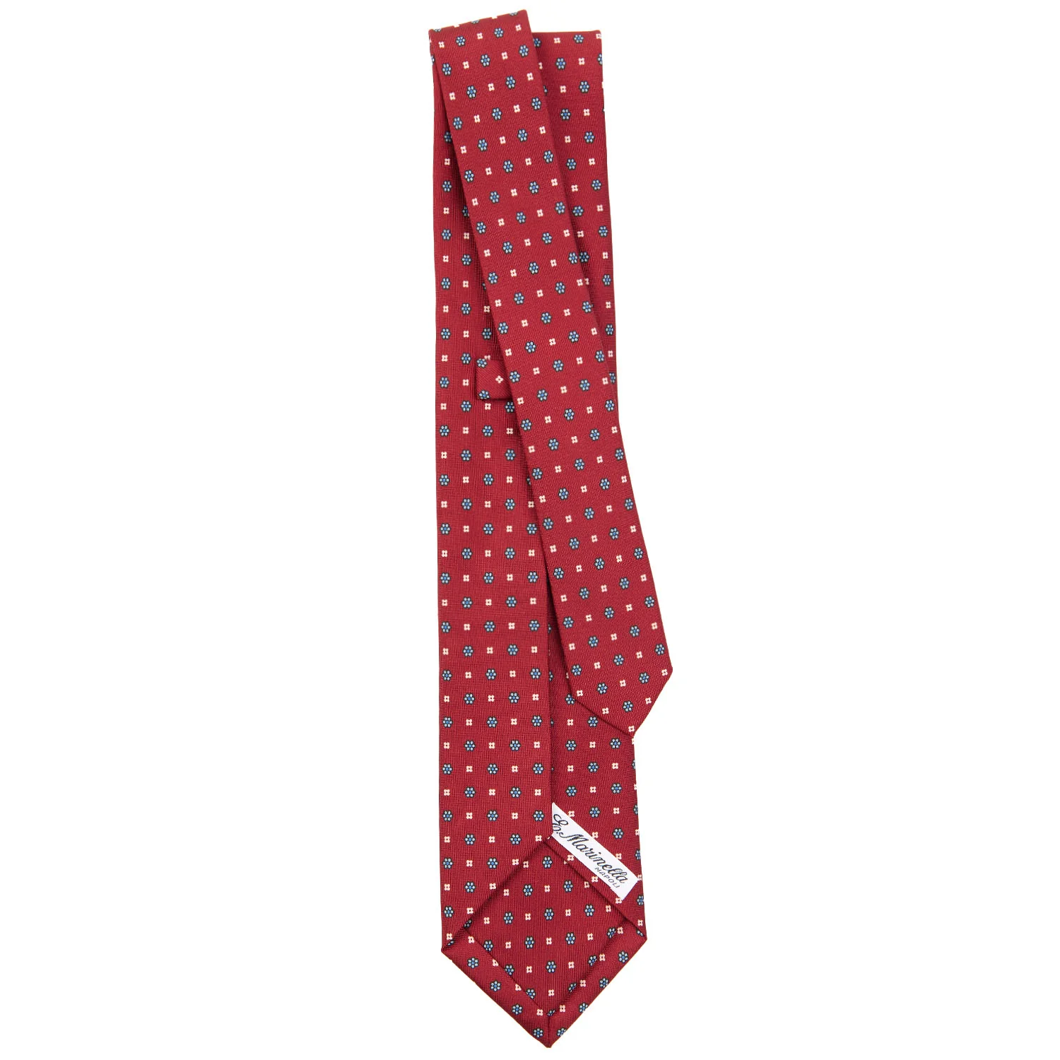 BURGUNDY 5 FOLD SARTORIAL SILK TIE - Image 3