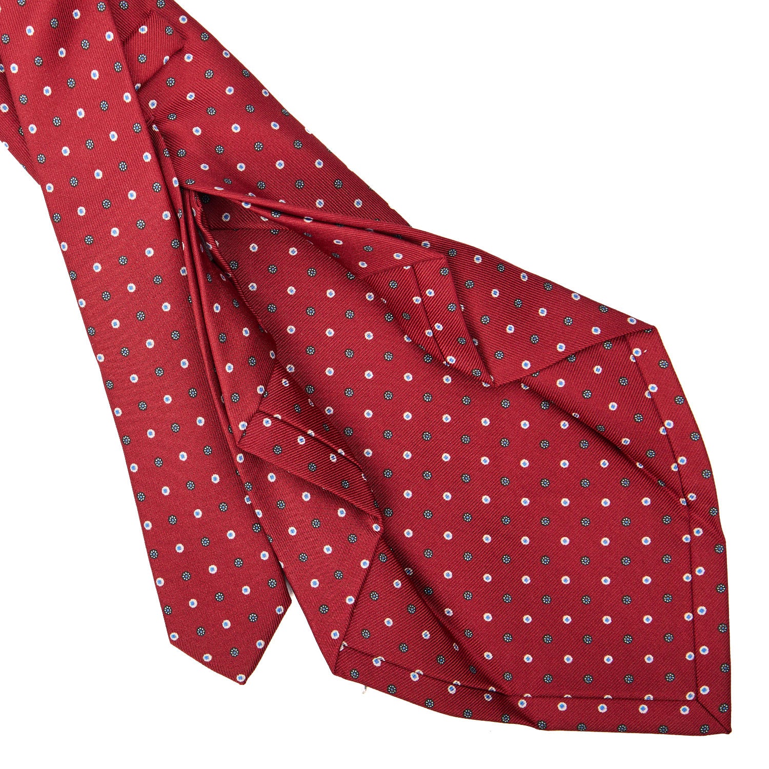 BURGUNDY 7 FOLD SARTORIAL SILK TIE