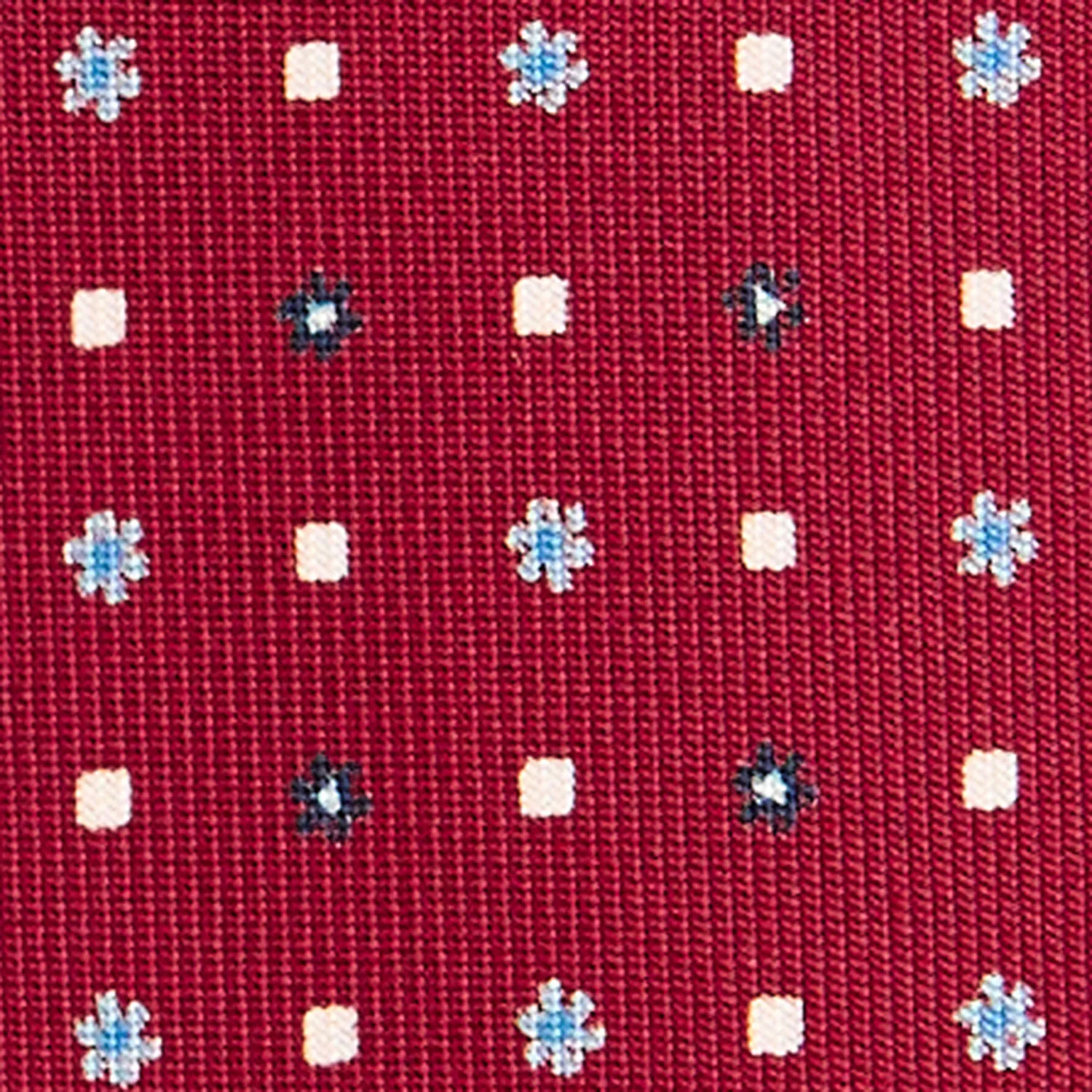 BURGUNDY 9 FOLD SARTORIAL SILK TIE - Image 4