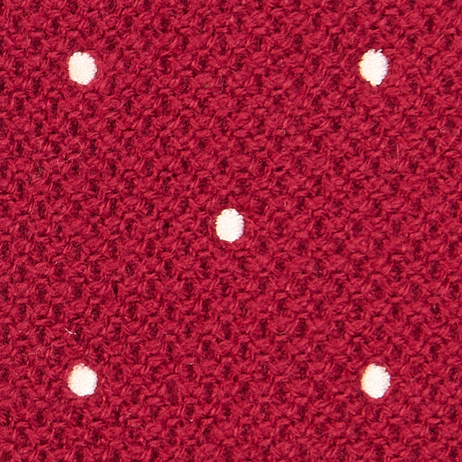 BURGUNDY CASHMERE KNITTED TIE - Image 4