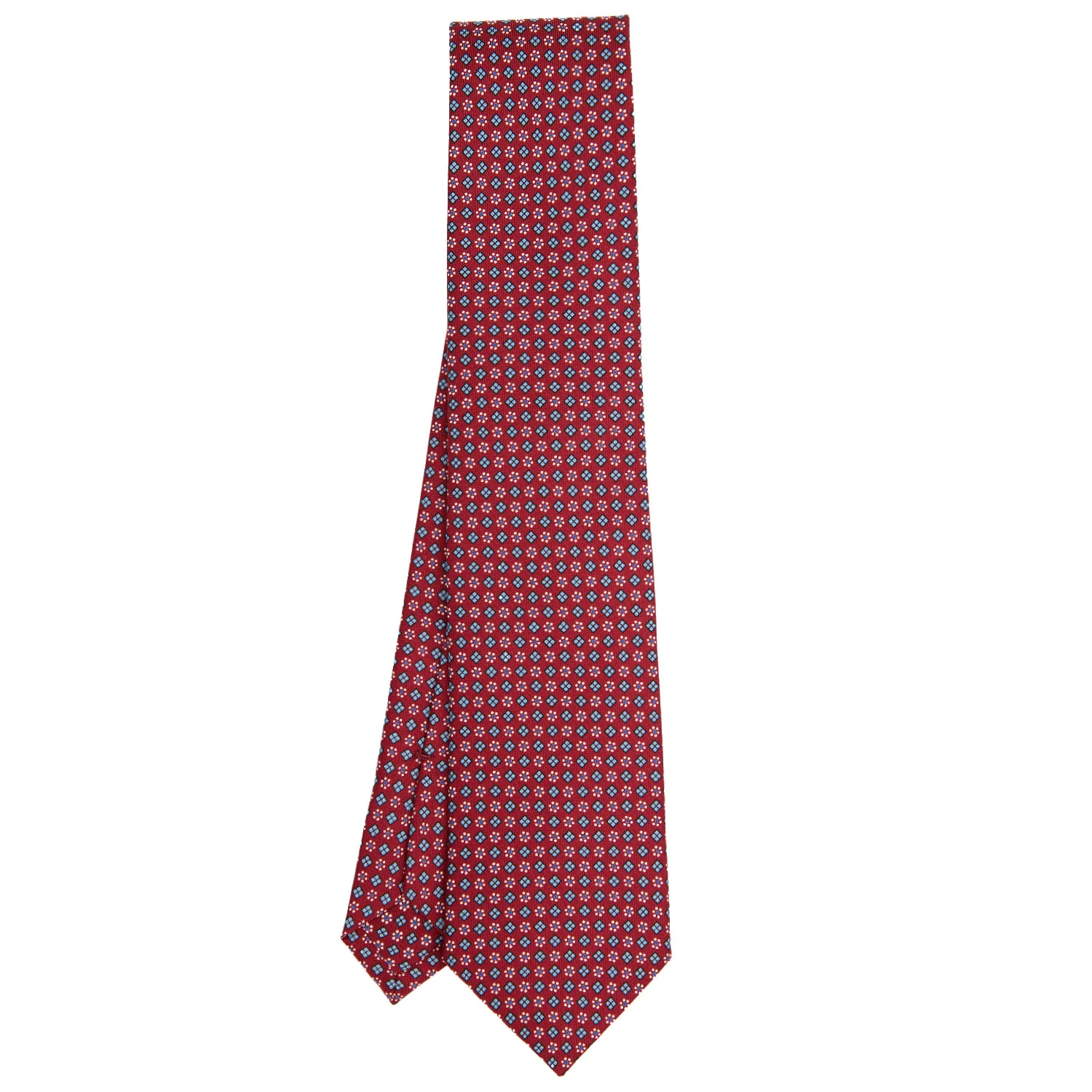 BURGUNDY CLASSIC SILK TIE - Image 2