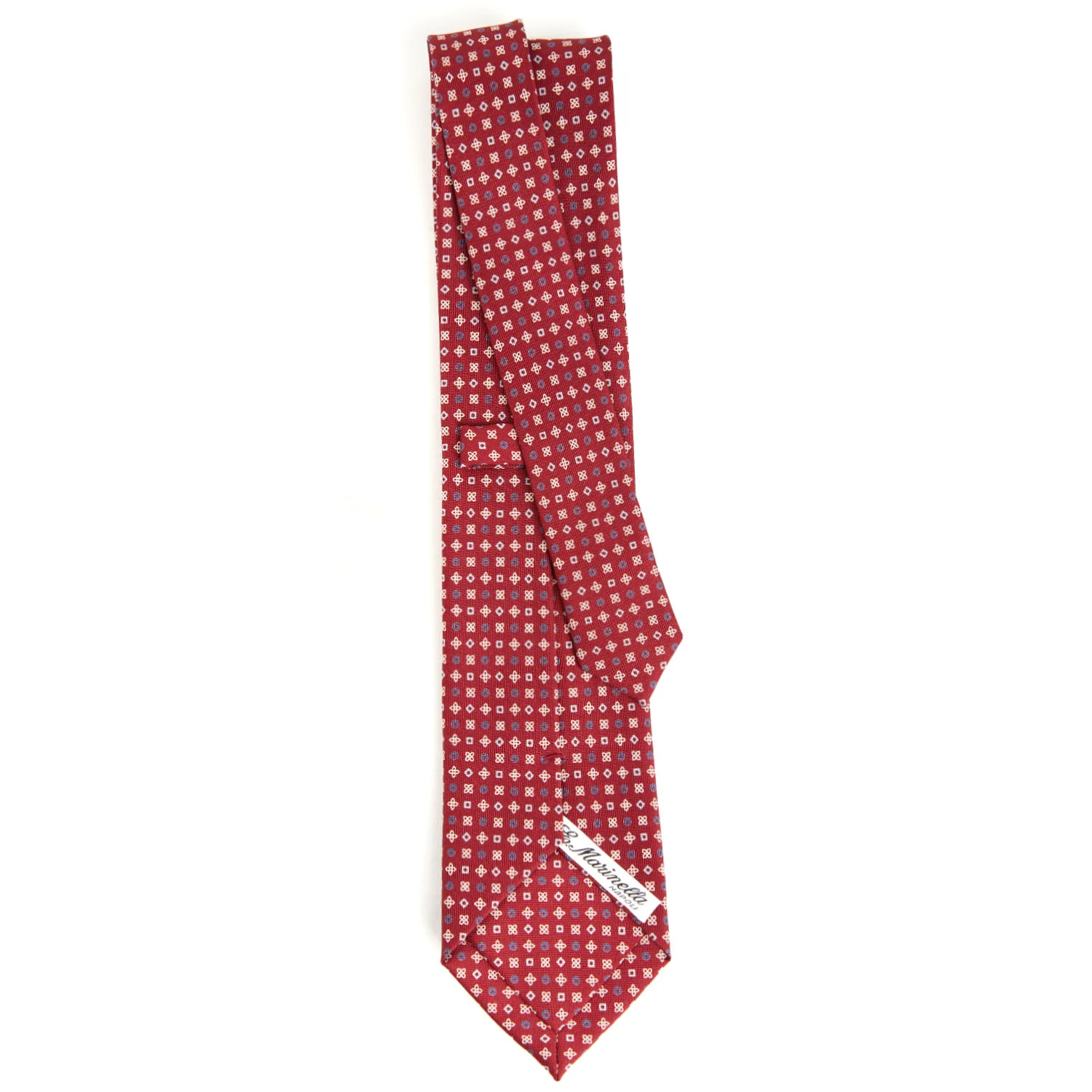 BURGUNDY CLASSIC SILK TIE - Image 3