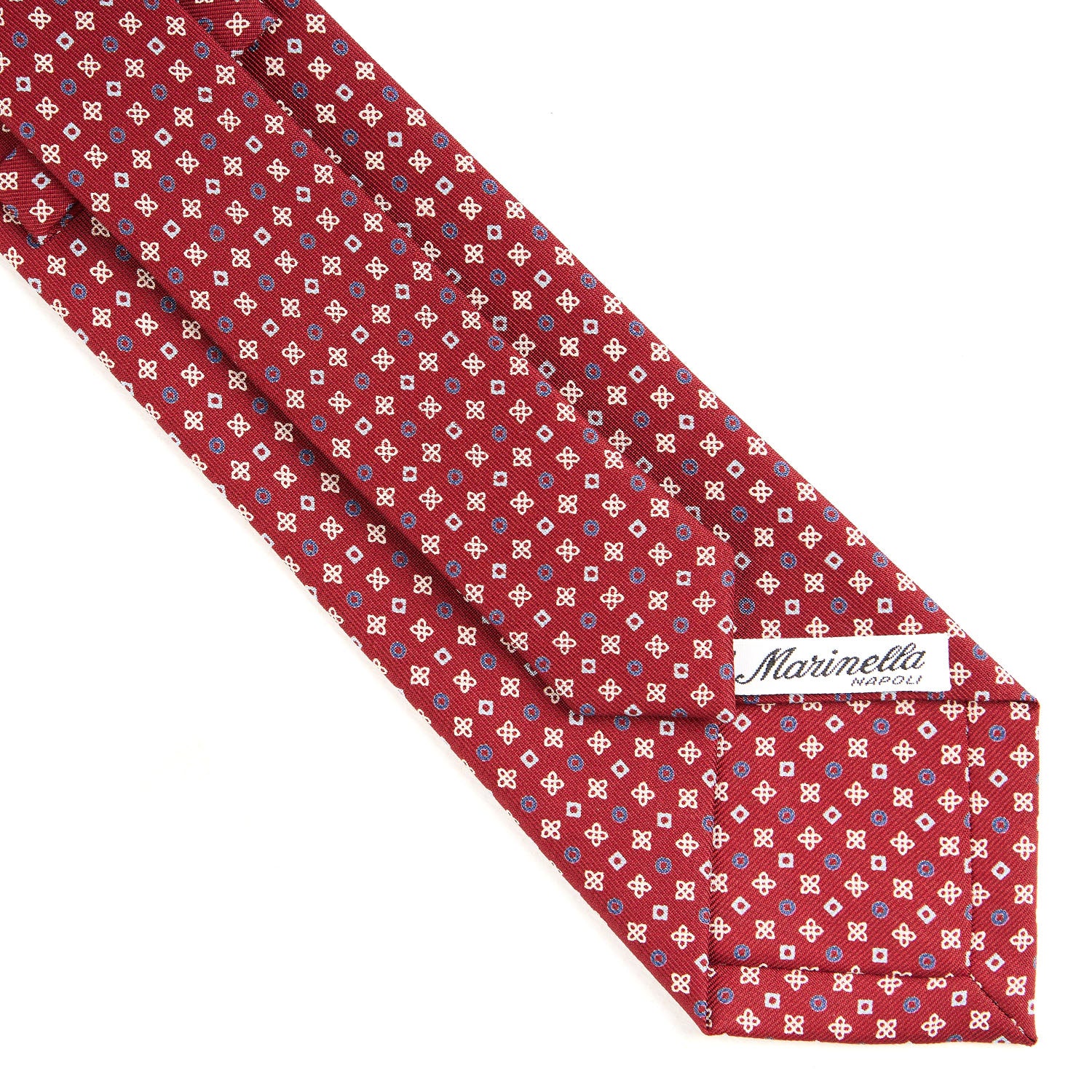 BURGUNDY CLASSIC SILK TIE - Image 4