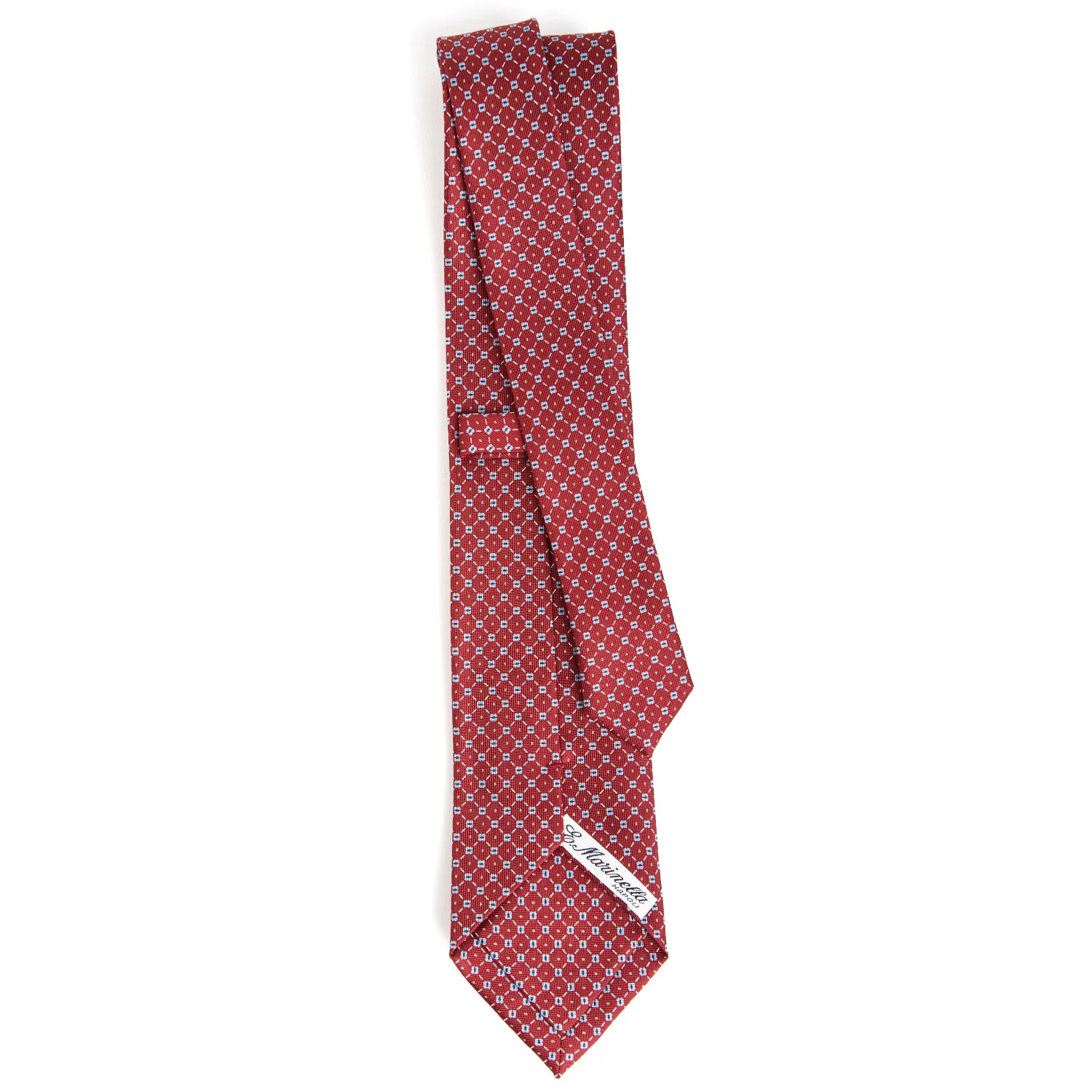 BURGUNDY CLASSIC SILK TIE - Image 3