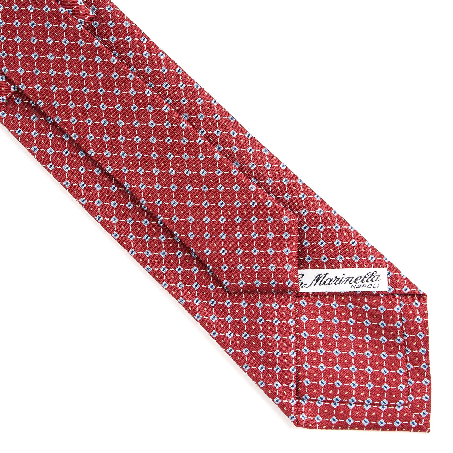 BURGUNDY CLASSIC SILK TIE - Image 4