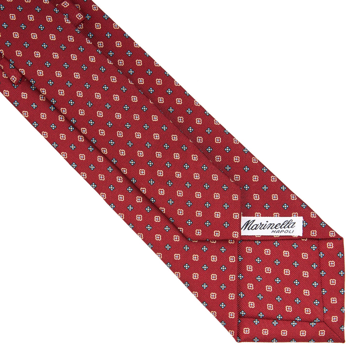 BURGUNDY CLASSIC SILK TIE - Image 4