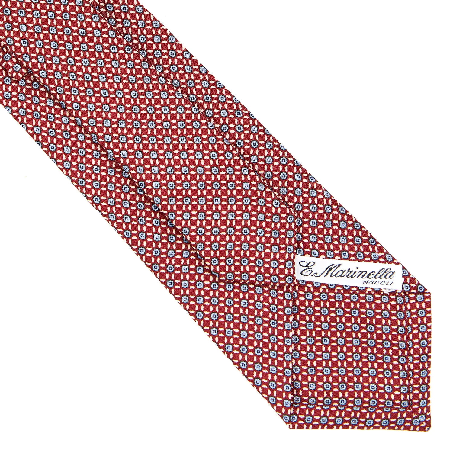 BURGUNDY CLASSIC SILK TIE - Image 4