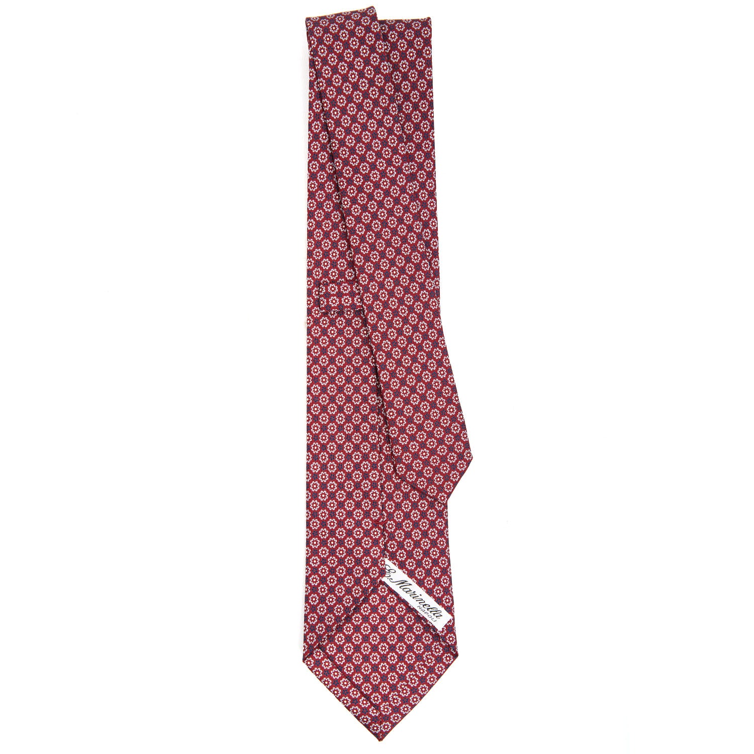 BURGUNDY CLASSIC SILK TIE - Image 3