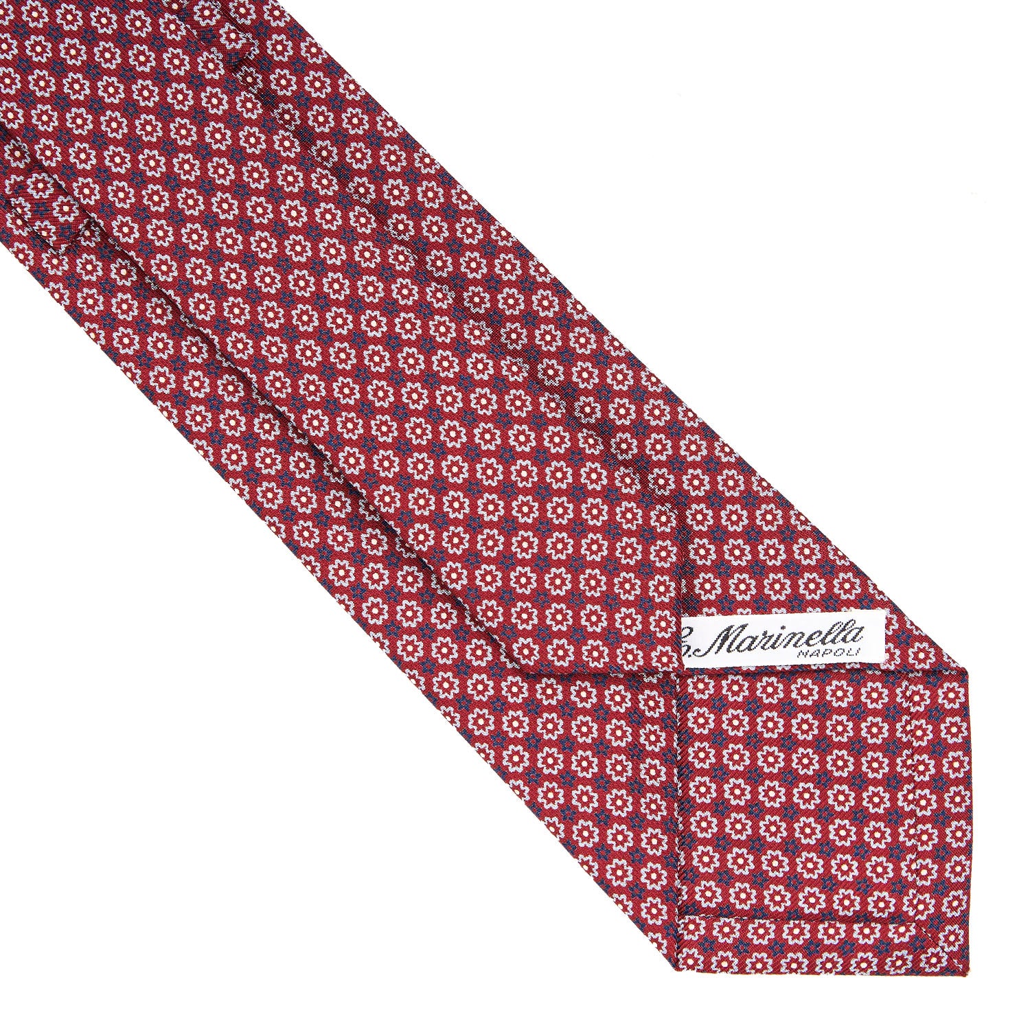 BURGUNDY CLASSIC SILK TIE - Image 4