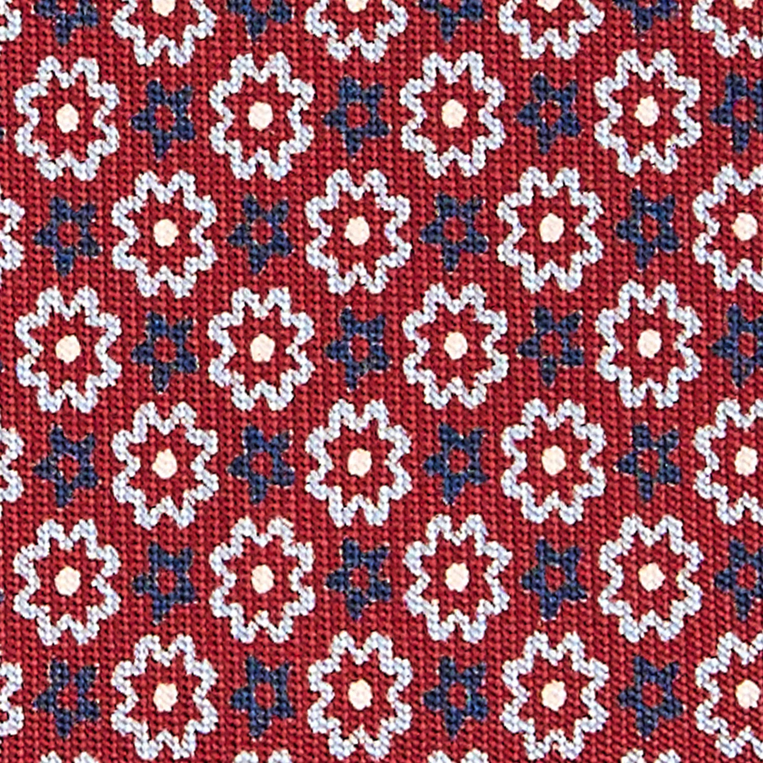 BURGUNDY CLASSIC SILK TIE - Image 5