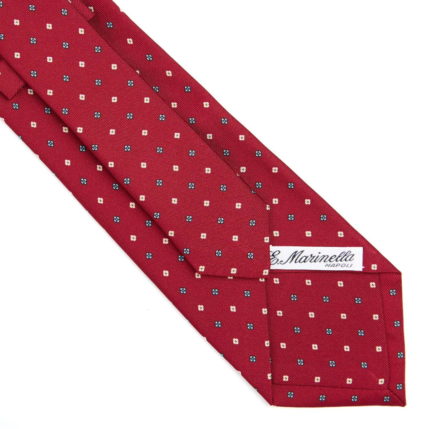 BURGUNDY CLASSIC SILK TIE - Image 4