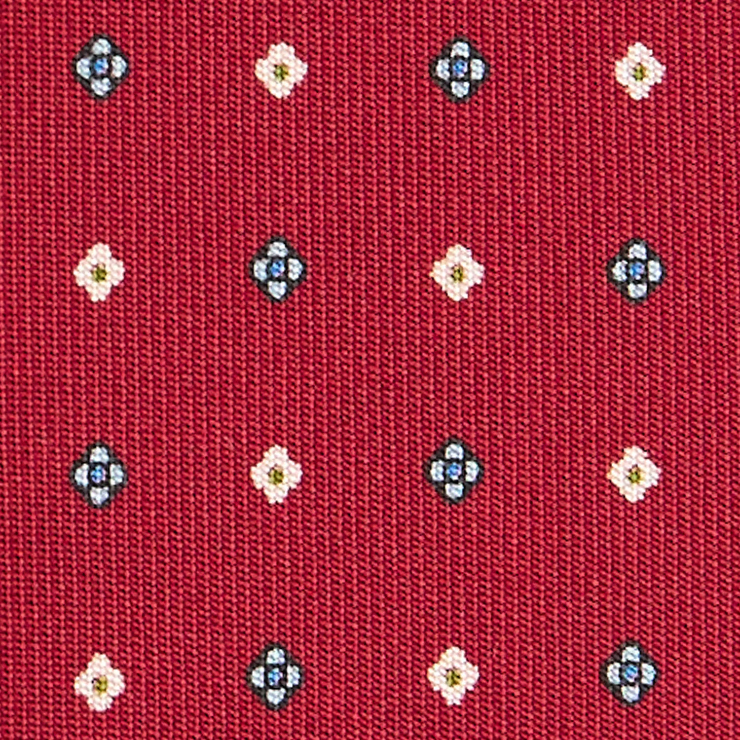 BURGUNDY CLASSIC SILK TIE - Image 5