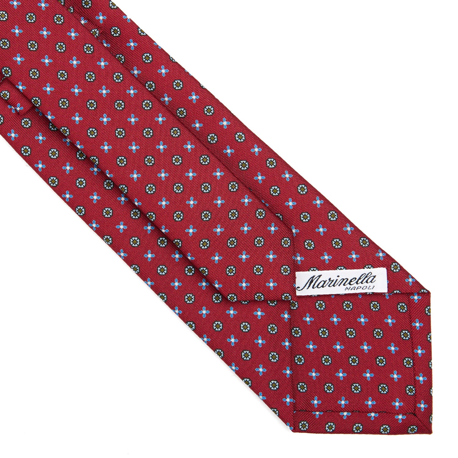 BURGUNDY CLASSIC SILK TIE - Image 4